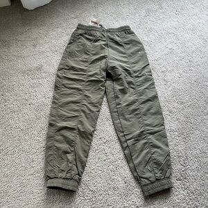 Olive Green Track Pants